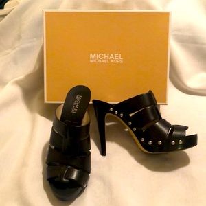 MICHAEL Michael Kors Black mule heels